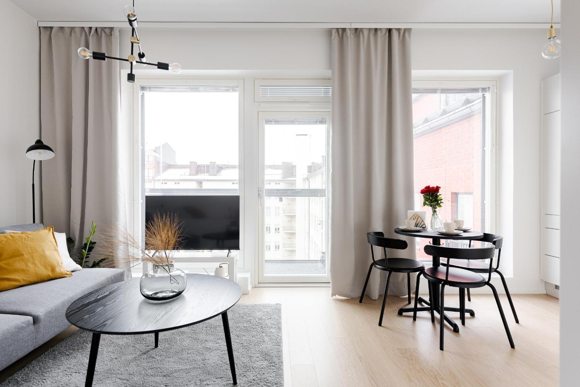 Huoneisto Great Location, Quiet And New With Balcony&cafe *